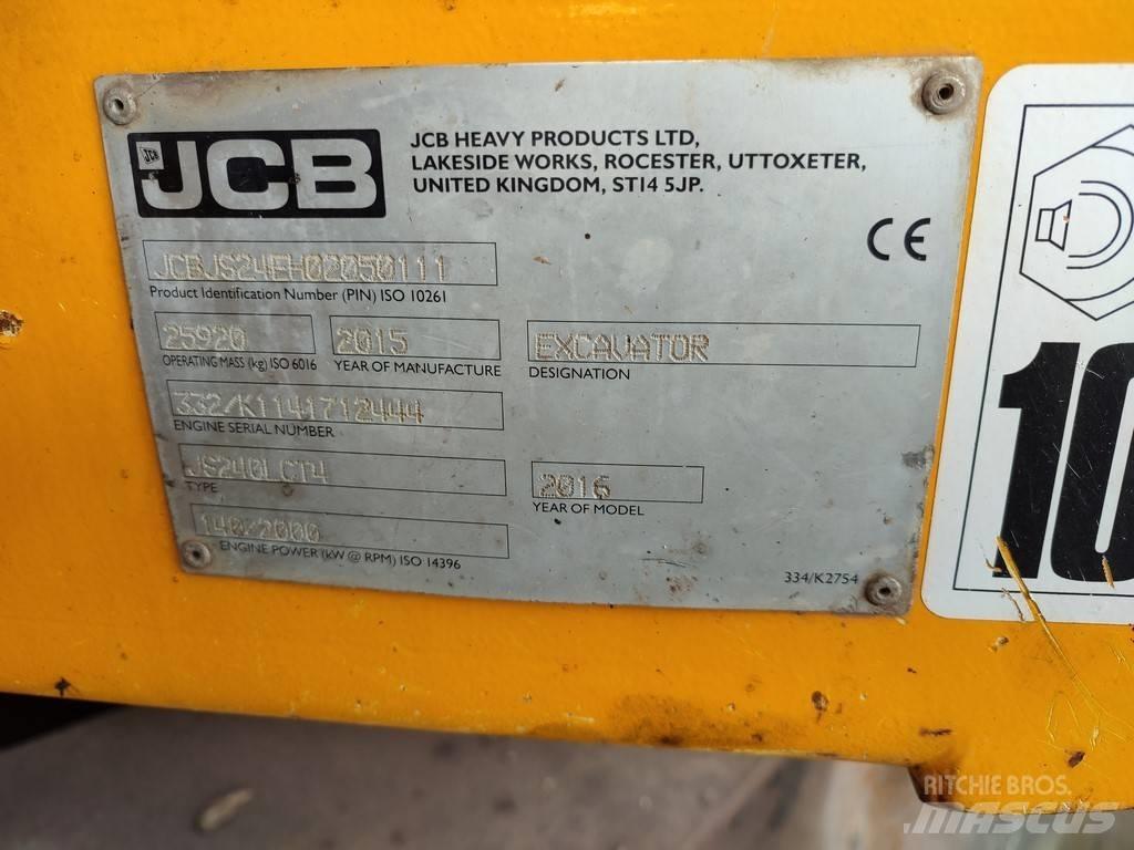 JCB JS 240 LC حفارات زحافة
