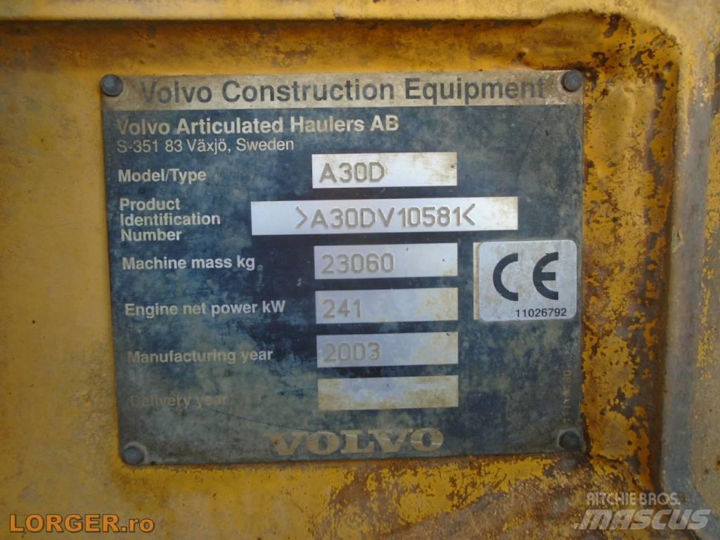 Volvo A 30 D ساحبات مفصلية