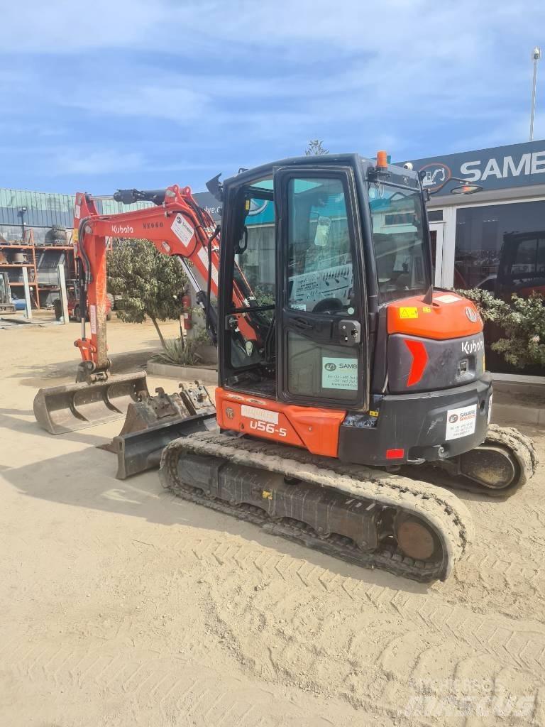 Kubota U 56-5 حفارات صغيرة أقل من 7 طن (حفارات صغيرة)