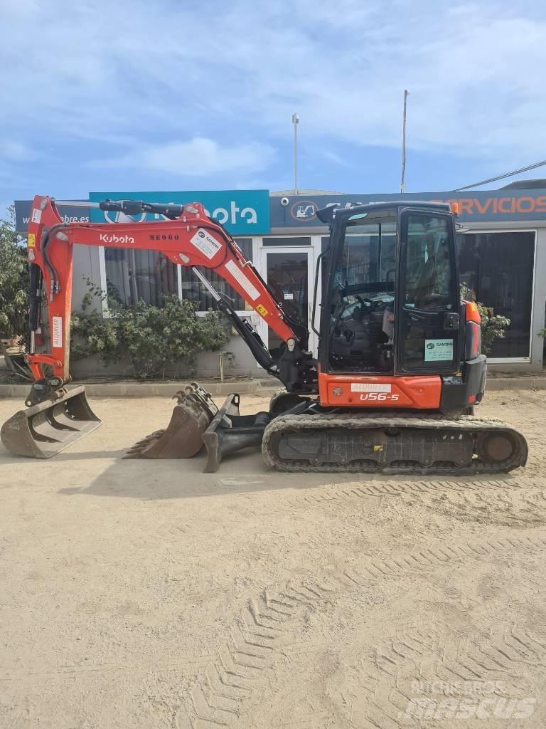 Kubota U 56-5 حفارات صغيرة أقل من 7 طن (حفارات صغيرة)