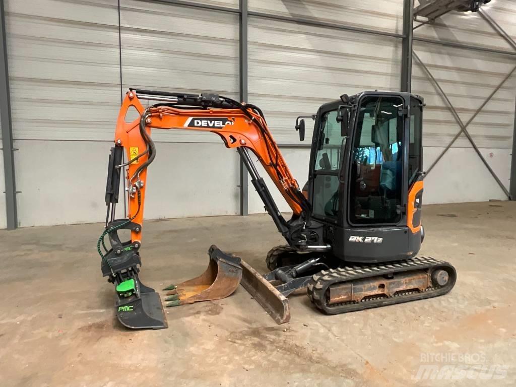 Develon DX 27 Z-7 حفارات صغيرة أقل من 7 طن (حفارات صغيرة)
