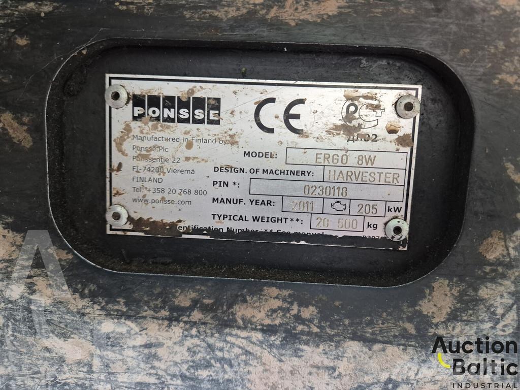 Ponsse Ergo 8W حصادات