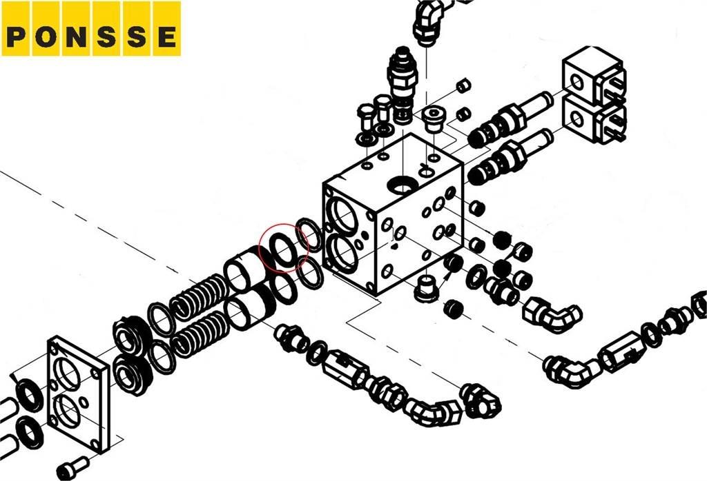 Ponsse 0060331 هيدروليات