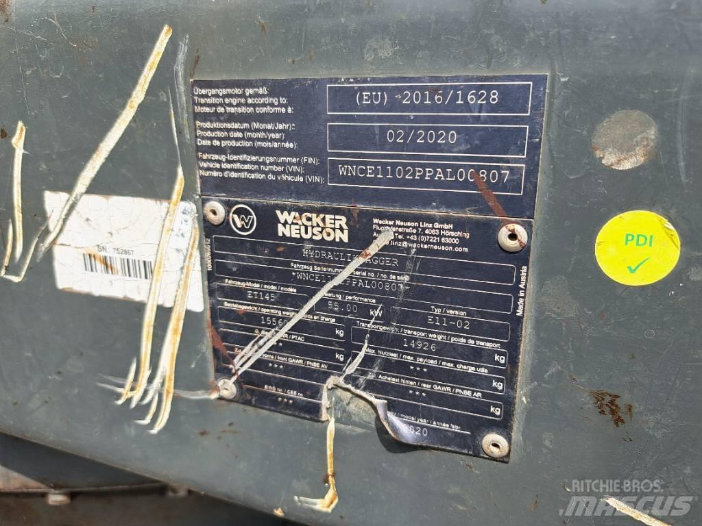 Wacker Neuson ET145 حفارات زحافة