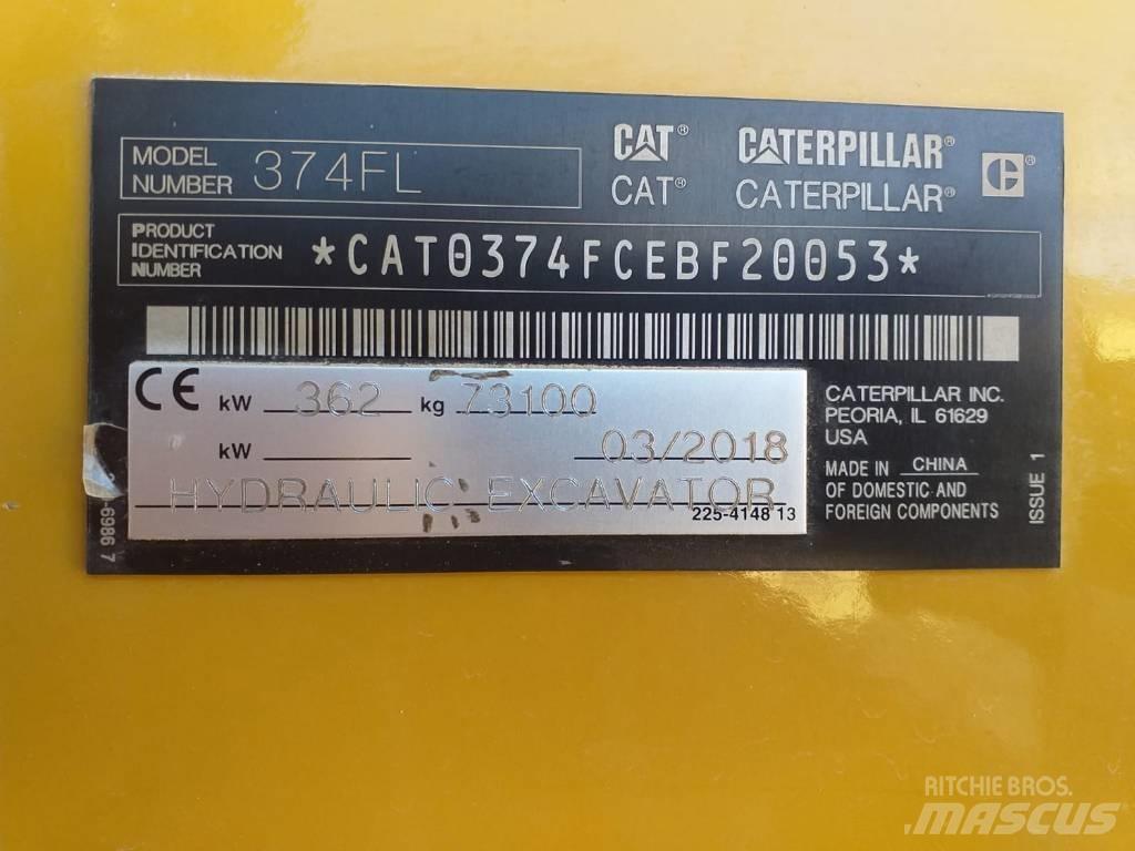 CAT 374 F حفارات زحافة