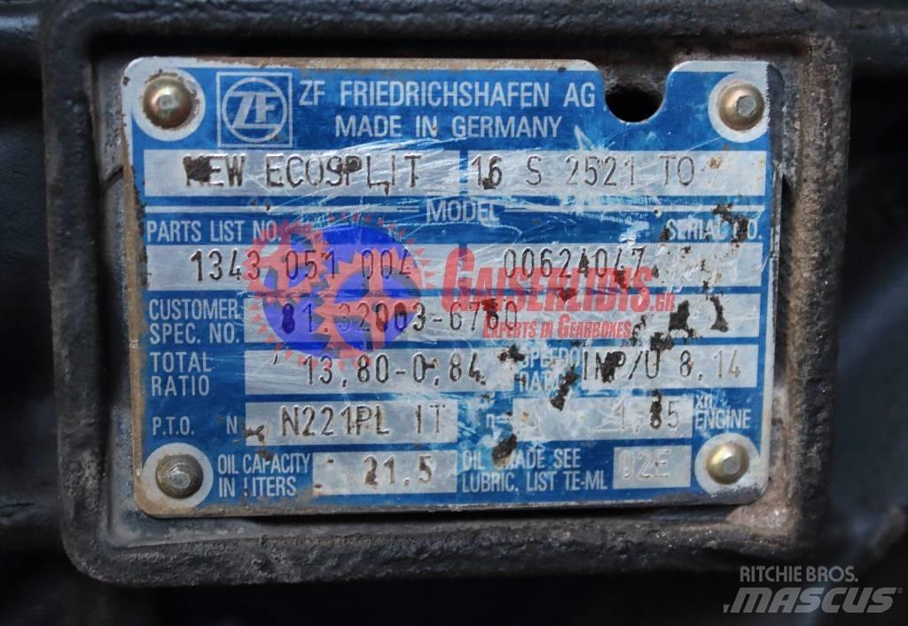 ZF 16S 2521 TO علب تروس