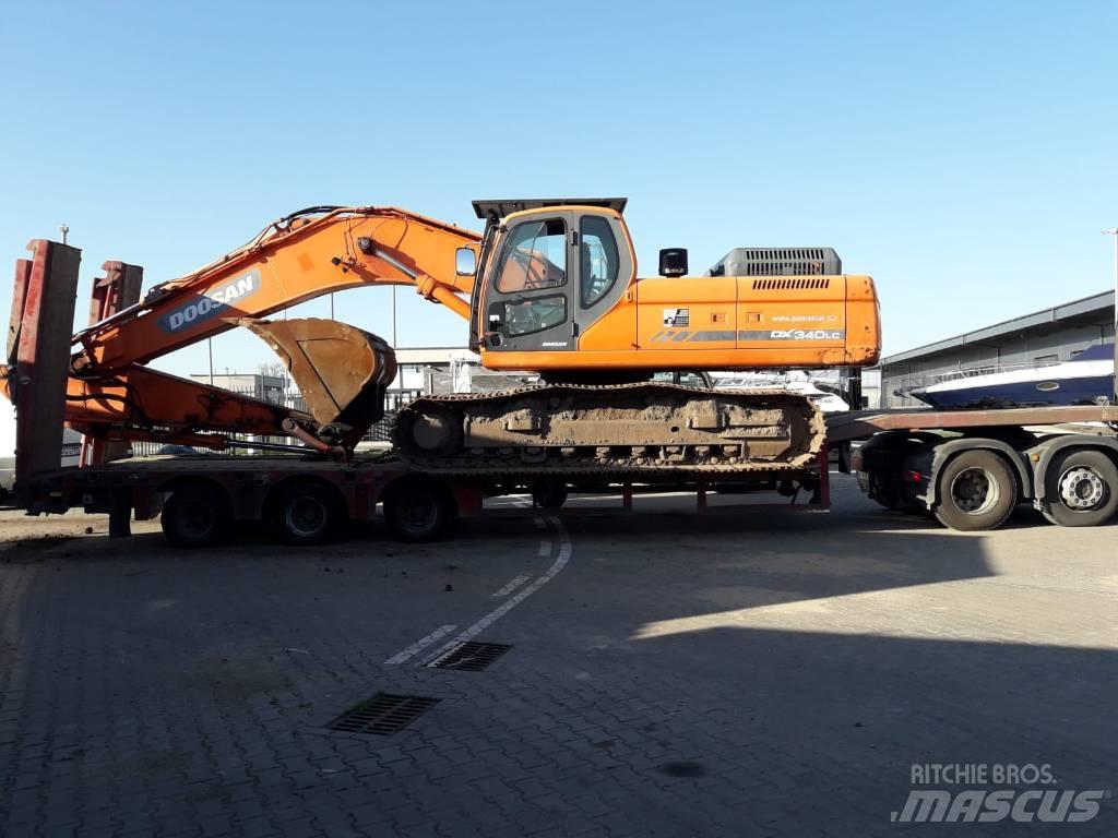 Doosan DX 340 LC حفارات زحافة