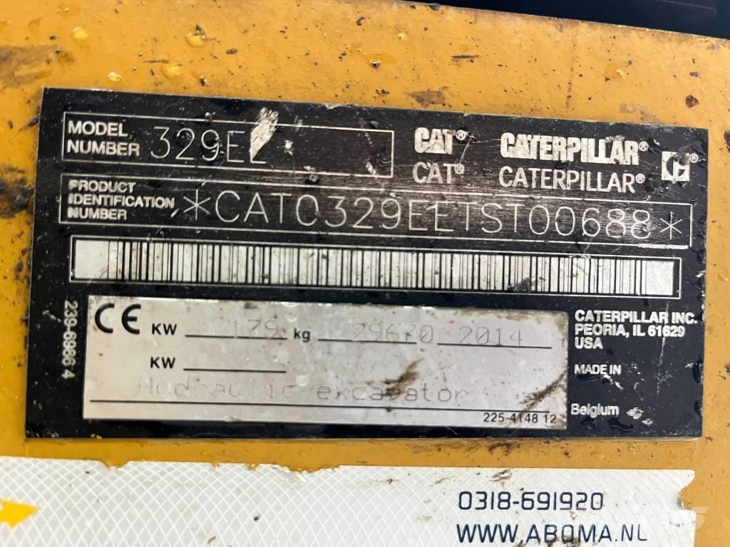 CAT 329 EL حفارات زحافة
