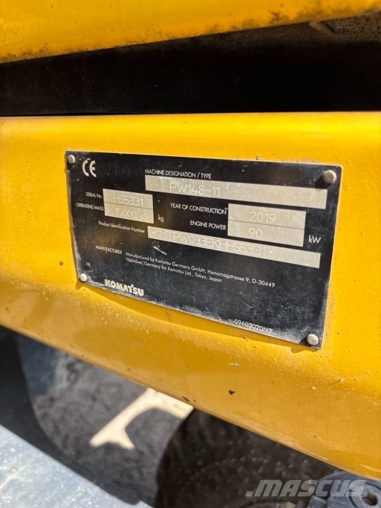 Komatsu PW 148-11 حفارات بعجل