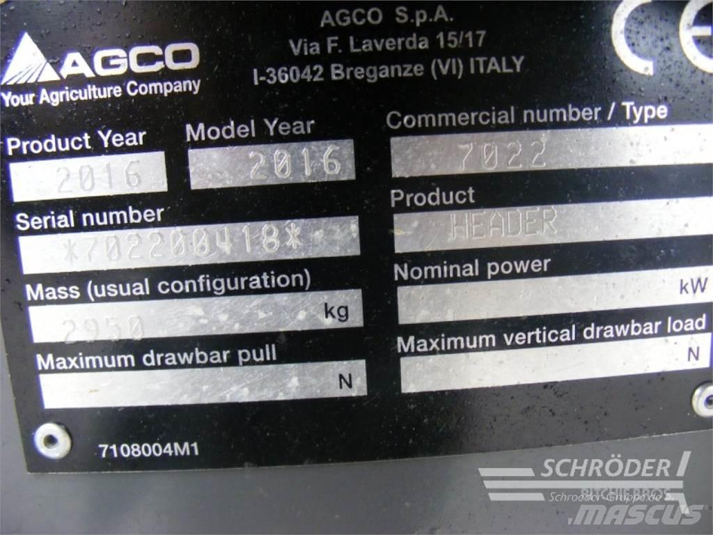 Fendt 6,80 M PF ملحقات الحصادات