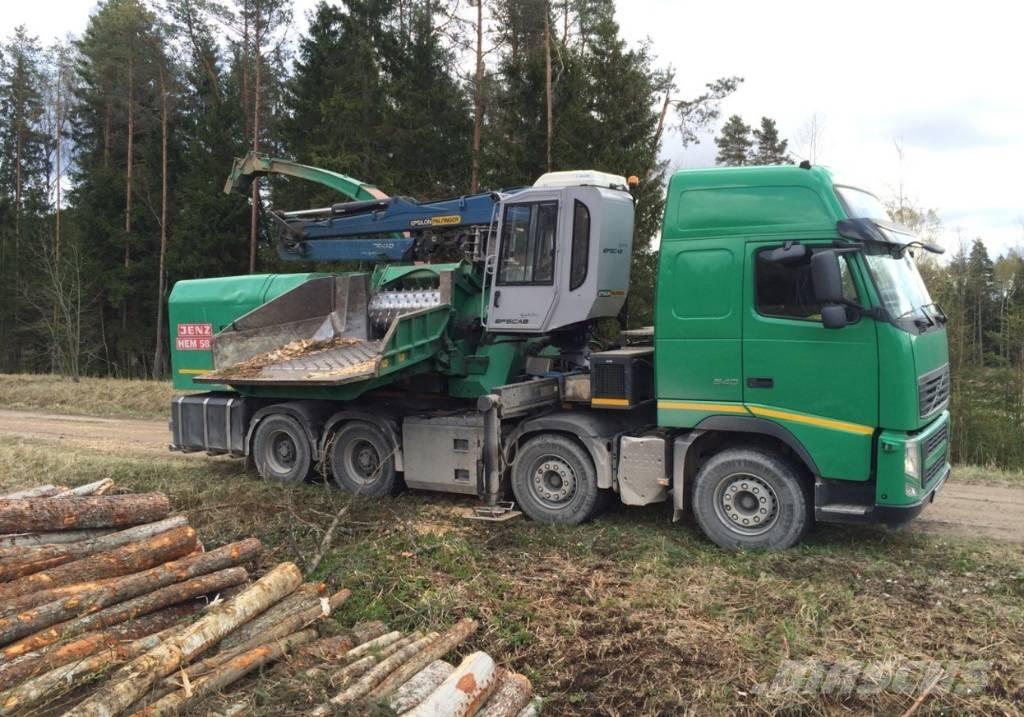 JENZ HEM 582 DQ ماكينات تقطيع أخشاب الحراجة