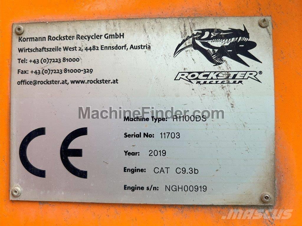 Rockster RD1100DS الكسارات المتنقلة