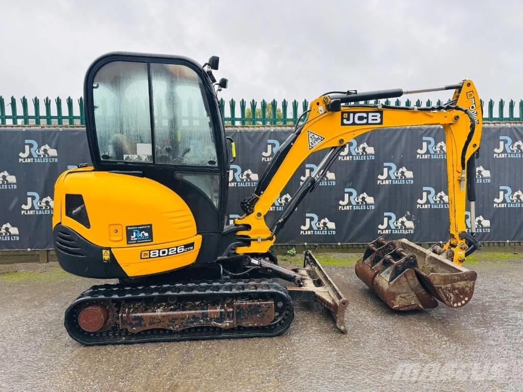 JCB 8026 CTS حفارات صغيرة أقل من 7 طن (حفارات صغيرة)