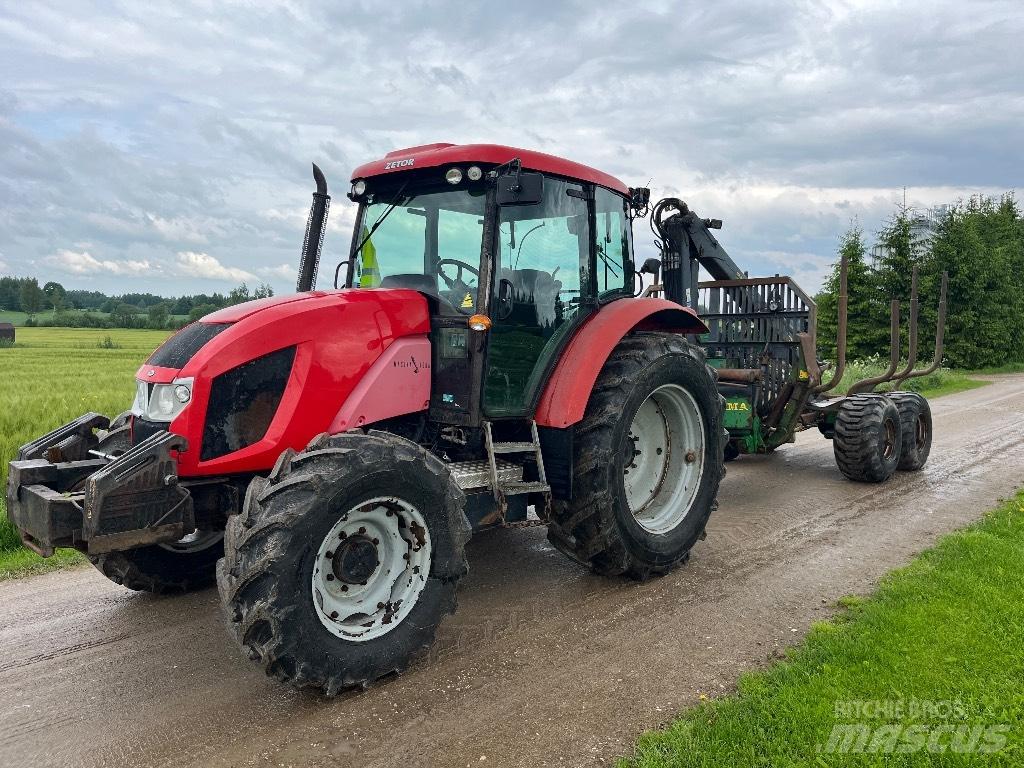 Zetor FORTERRA 135 ساحبات الأشجار