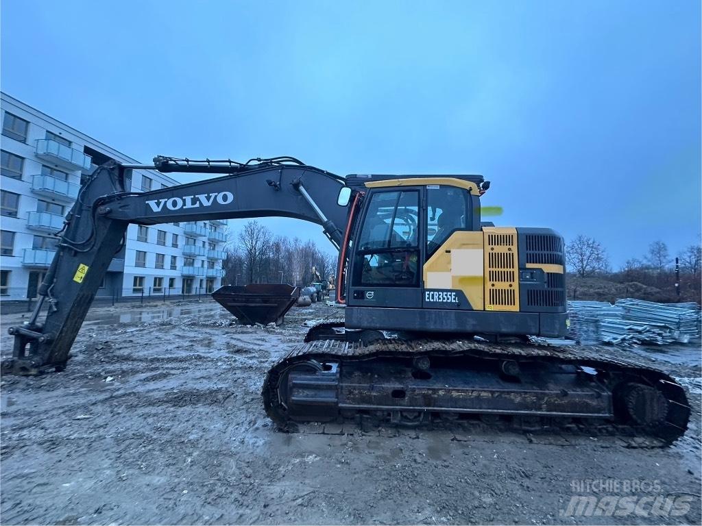 Volvo ECR 355 EL حفارات زحافة