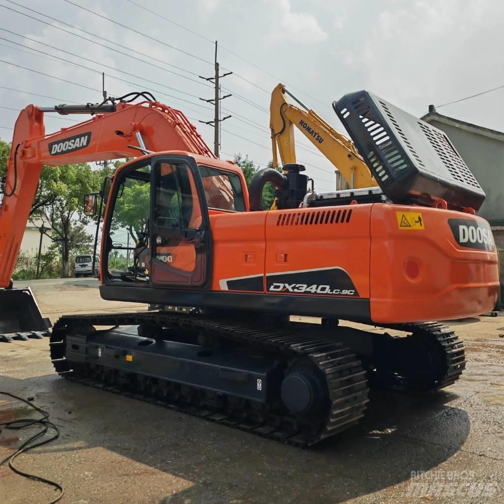 Doosan DX340LC-9C حفارات زحافة