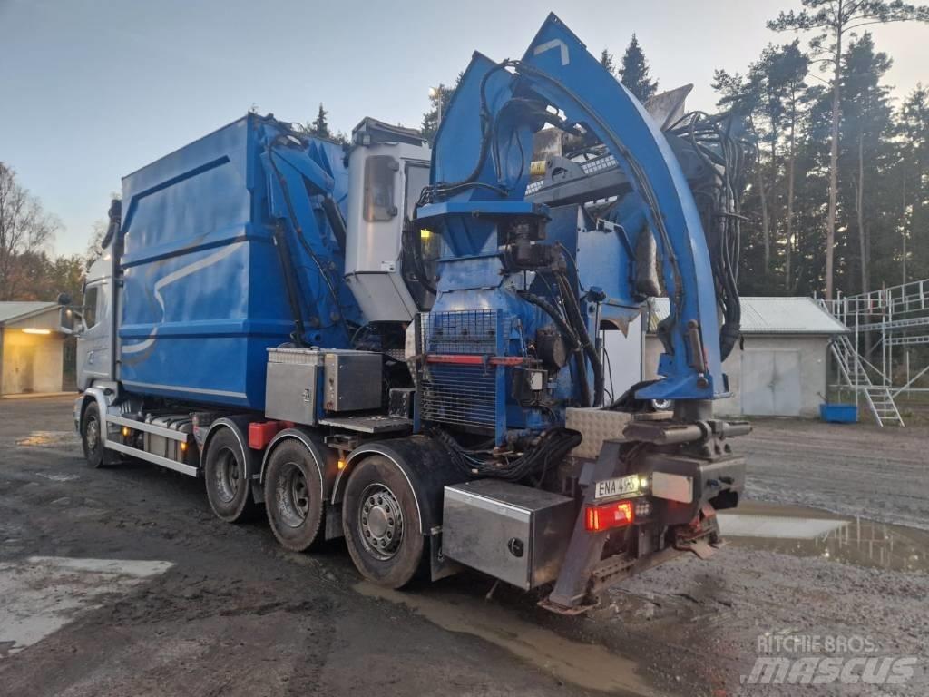 Scania R 580 LB ماكينات تقطيع أخشاب الحراجة