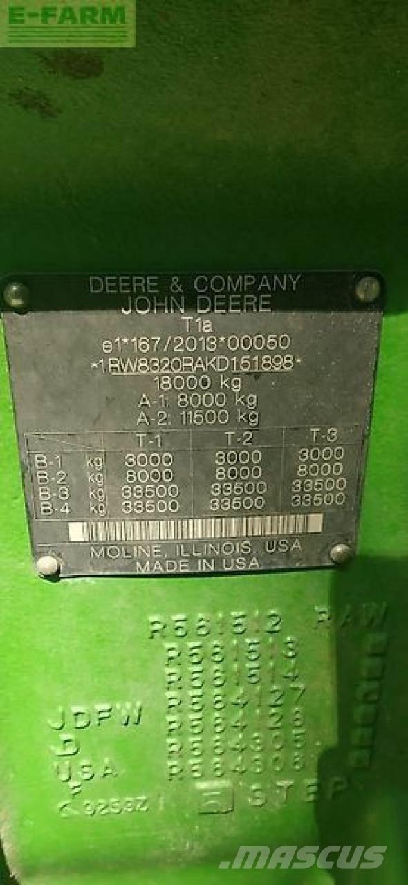 John Deere 8320r الجرارات