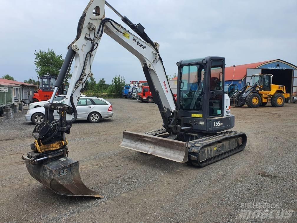 Bobcat E 55 حفارات صغيرة أقل من 7 طن (حفارات صغيرة)