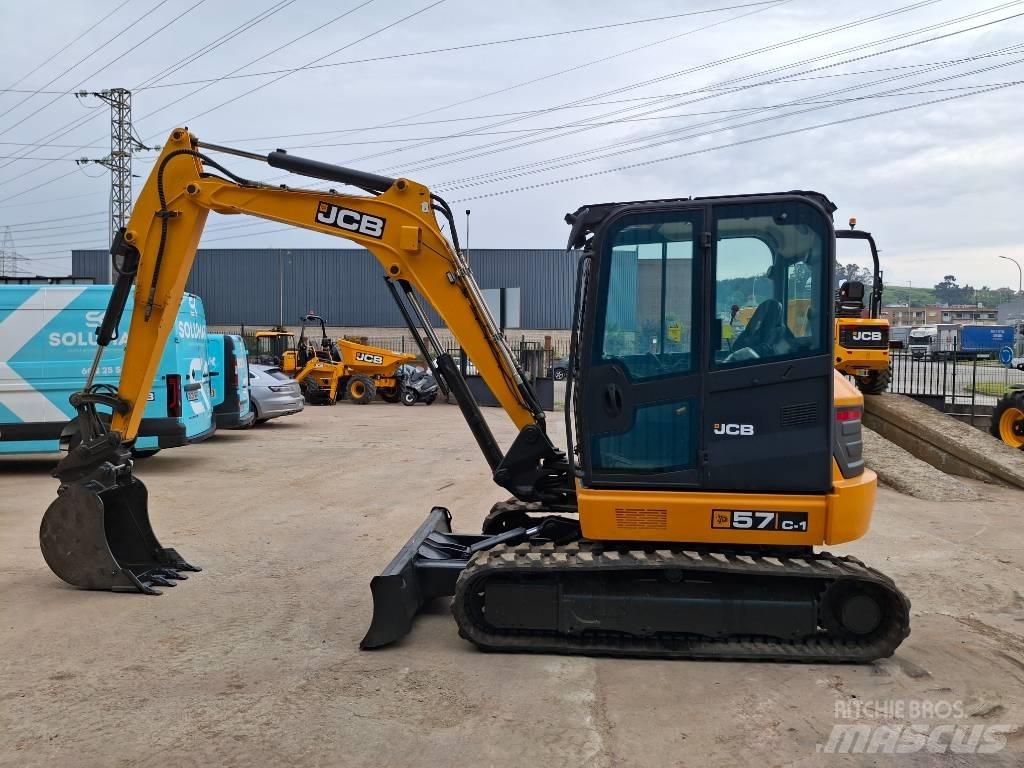 JCB 57C حفارات صغيرة أقل من 7 طن (حفارات صغيرة)