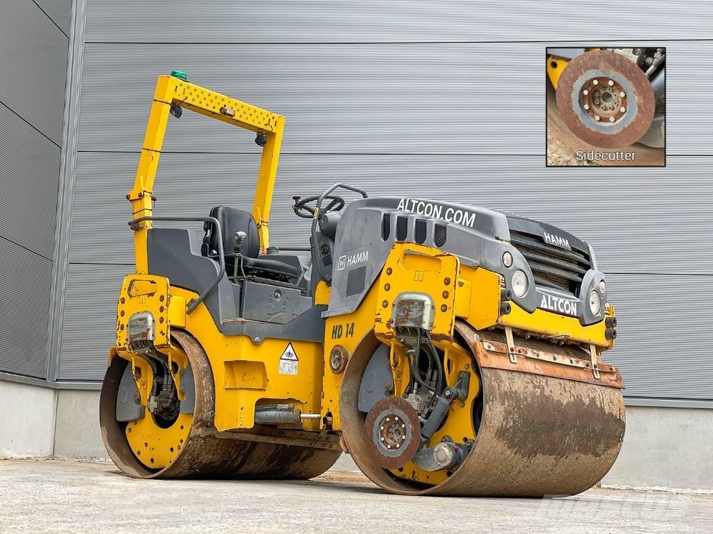 Hamm HD 14 VV مداحل ثنائية الاسطوانة