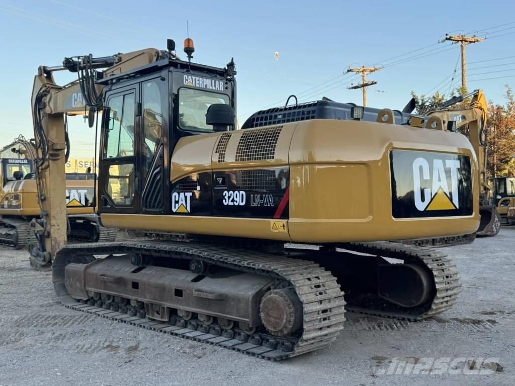 CAT 329 D LN VA حفارات زحافة