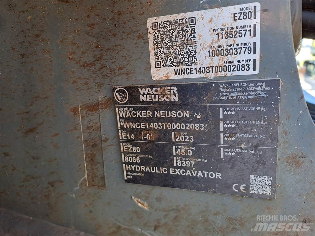 Wacker Neuson EZ80 حفارات زحافة