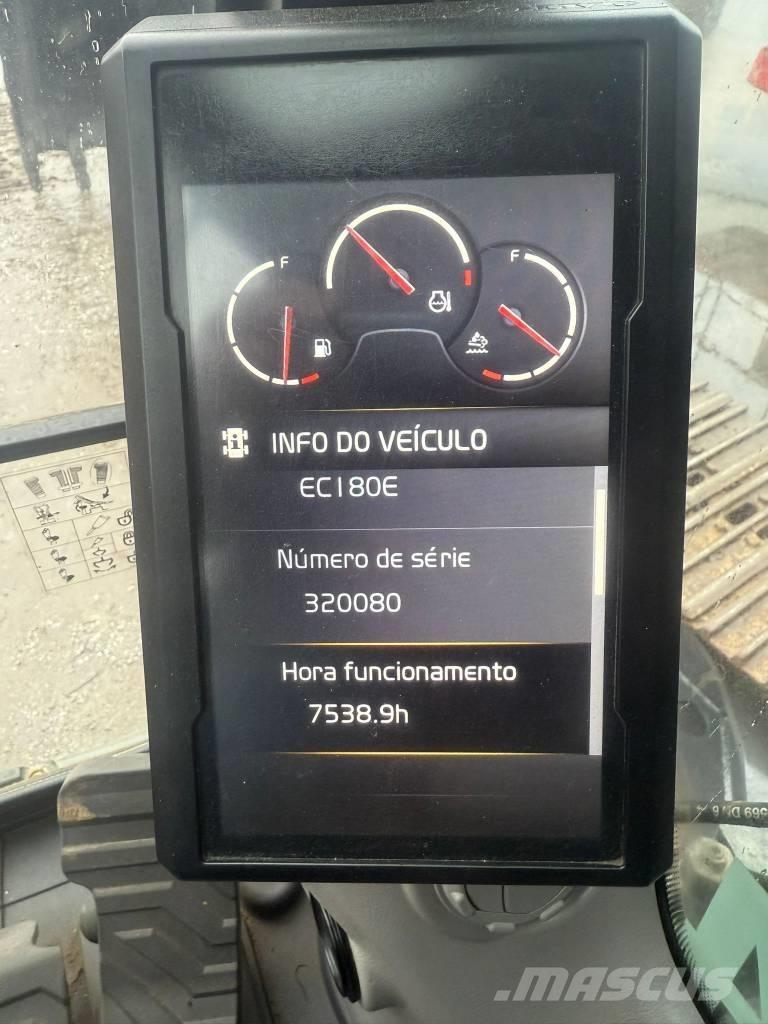 Volvo EC 180 E حفارات زحافة