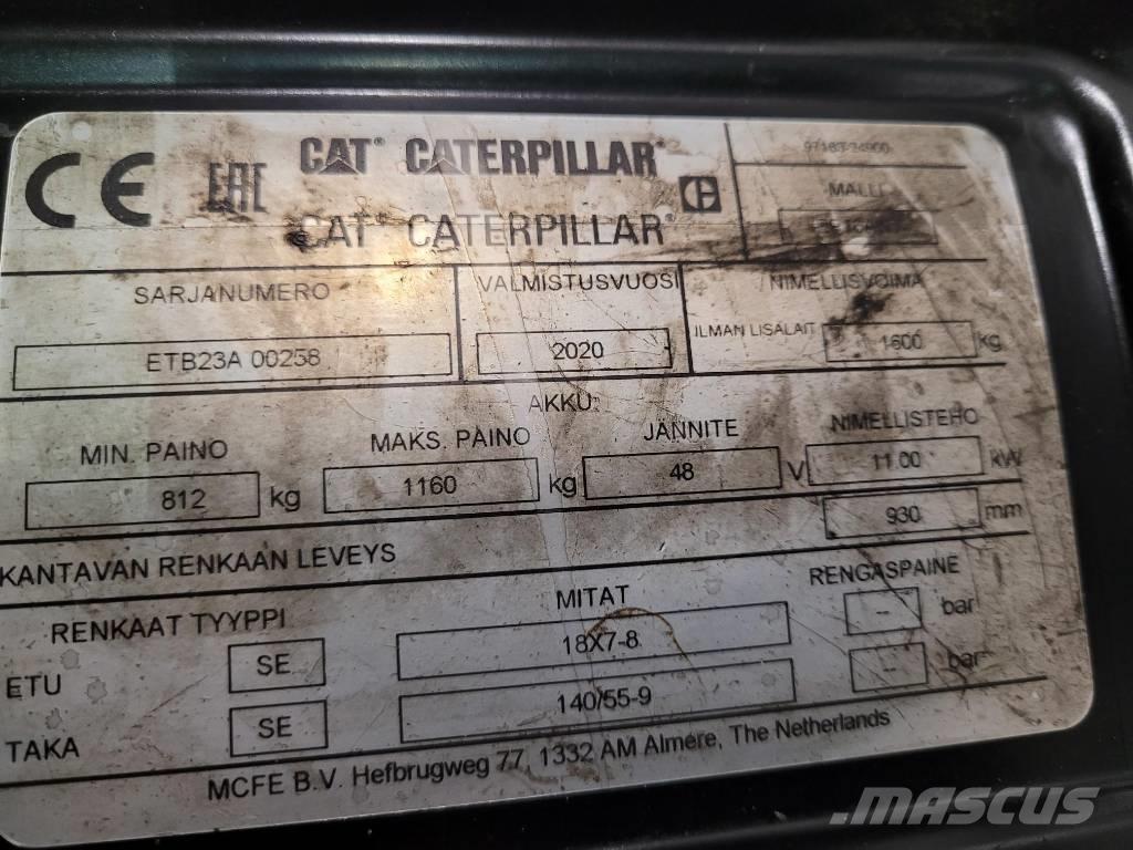 CAT EP16 ANT شاحنات ذات رافعات شوكية تعمل بالكهرباء