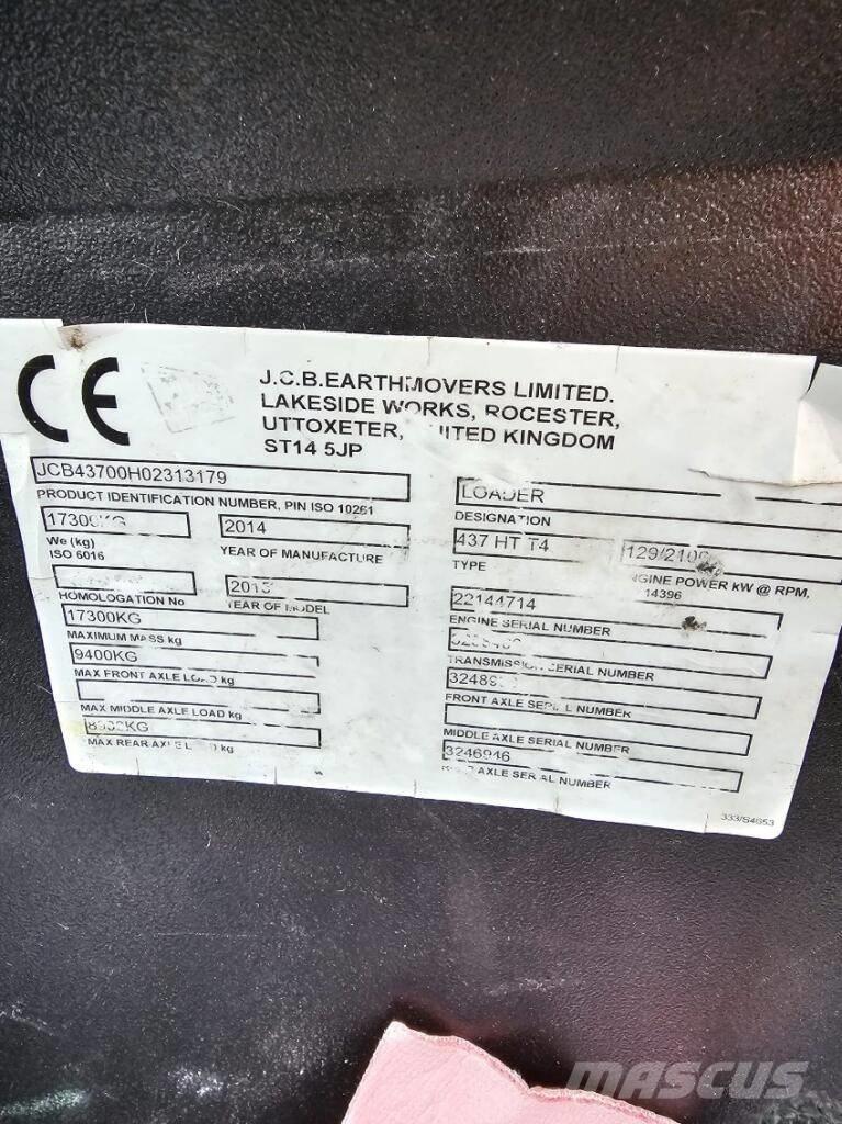 JCB 437 HT لوادر بعجل