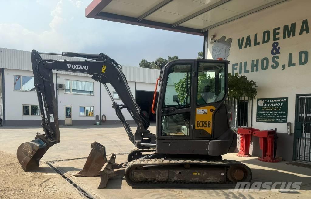 Volvo ECR 58 F حفارات صغيرة أقل من 7 طن (حفارات صغيرة)