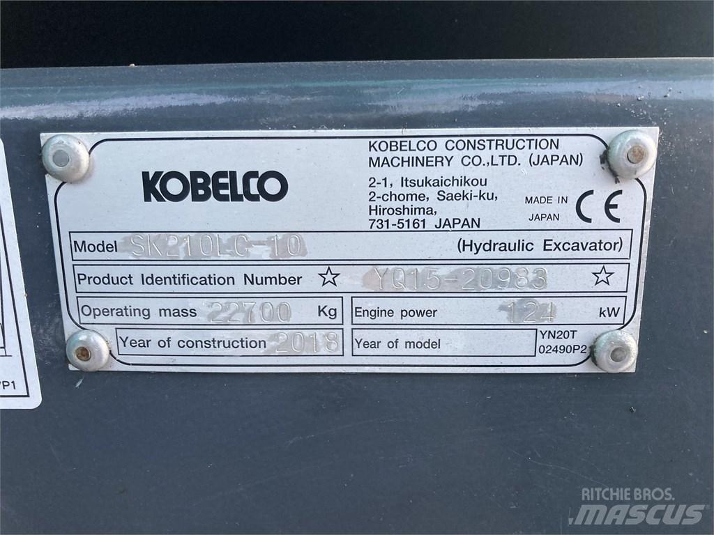 Kobelco SK 210 LC-10 حفارات زحافة