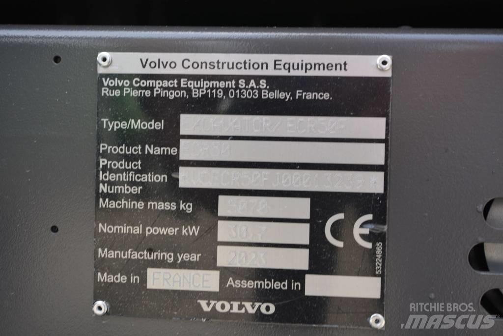 Volvo ECR 50 F حفارات صغيرة أقل من 7 طن (حفارات صغيرة)