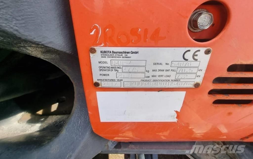 Kubota U 48-4 حفارات صغيرة أقل من 7 طن (حفارات صغيرة)