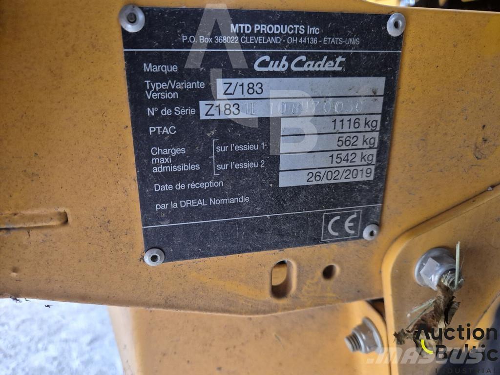 Cub Cadet Z/183 ركوب الحشائش