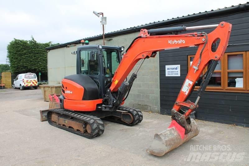 Kubota U 55-4 حفارات صغيرة أقل من 7 طن (حفارات صغيرة)