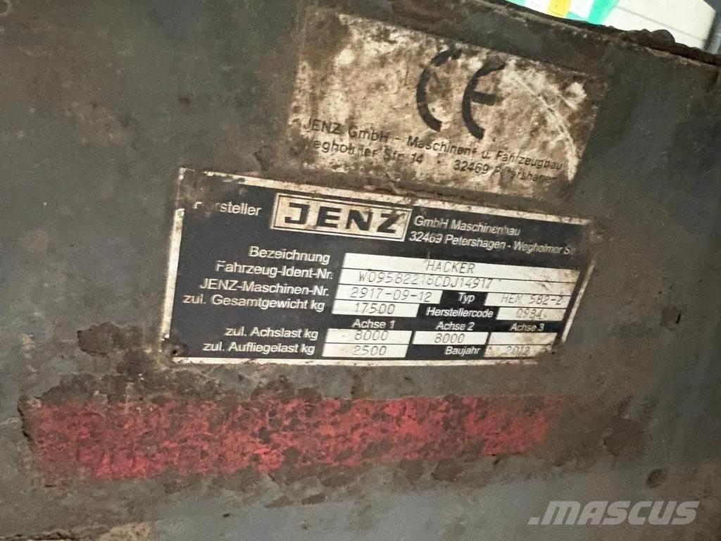 JENZ HEM 582Z ماكينات تقطيع أخشاب الحراجة