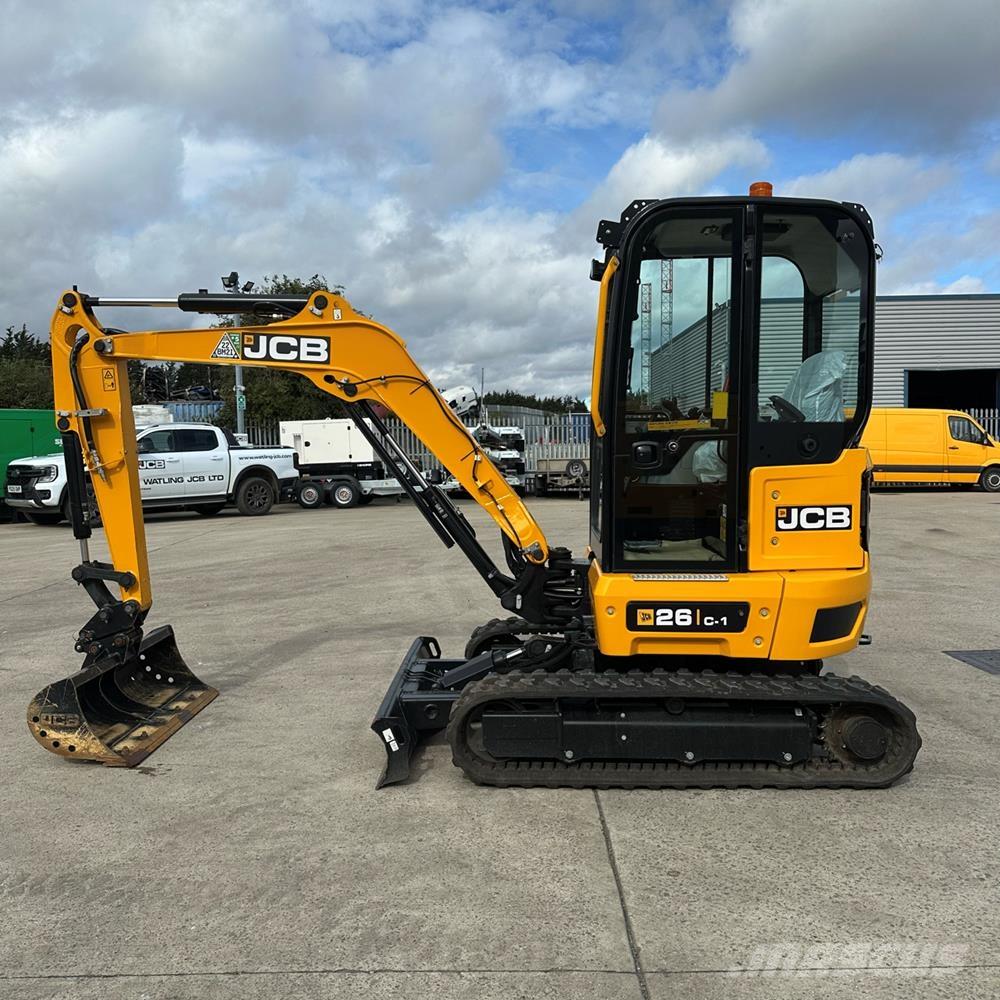 JCB 26C-1 حفارات صغيرة أقل من 7 طن (حفارات صغيرة)