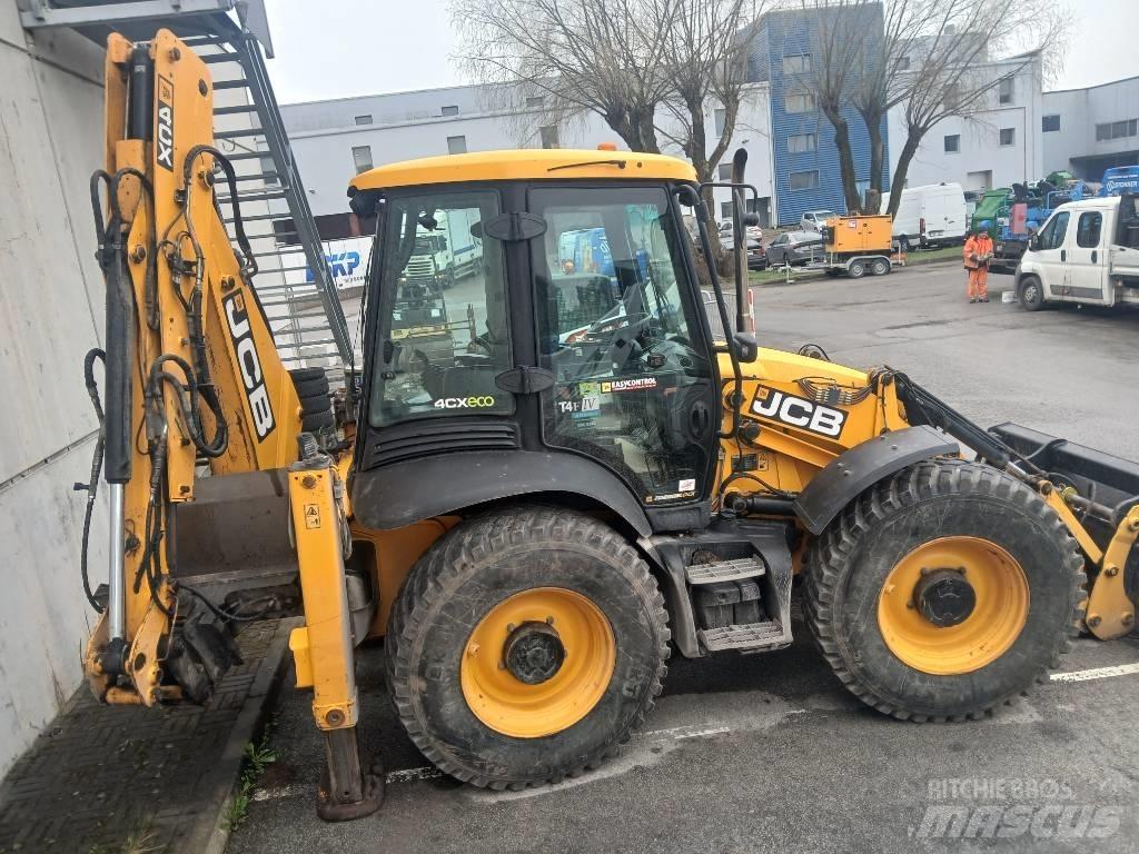 JCB 4cxAEC joystick لوادر ذات جرافات عكسية