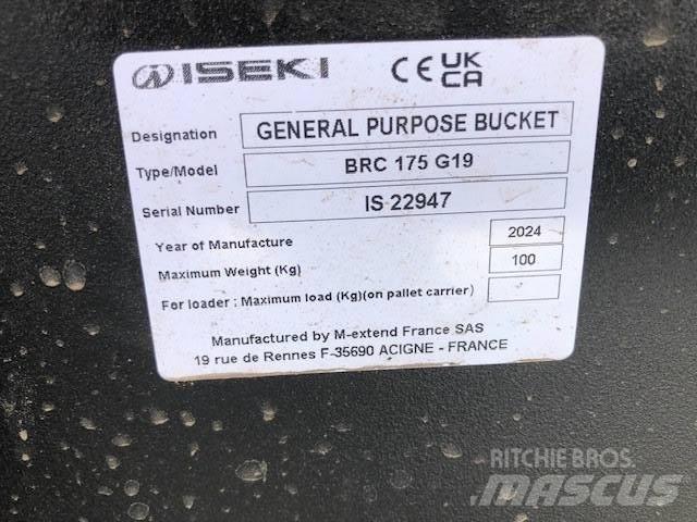 Iseki MX 1.75 BUCKET ماكينات أخرى لتجهيز الأراضي