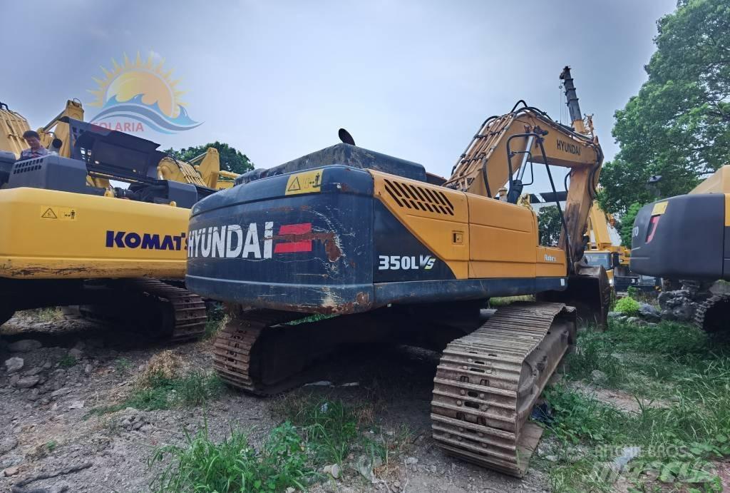 Hyundai R350LVS حفارات زحافة