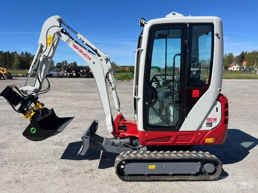 Takeuchi TB 216 A حفارات صغيرة أقل من 7 طن (حفارات صغيرة)