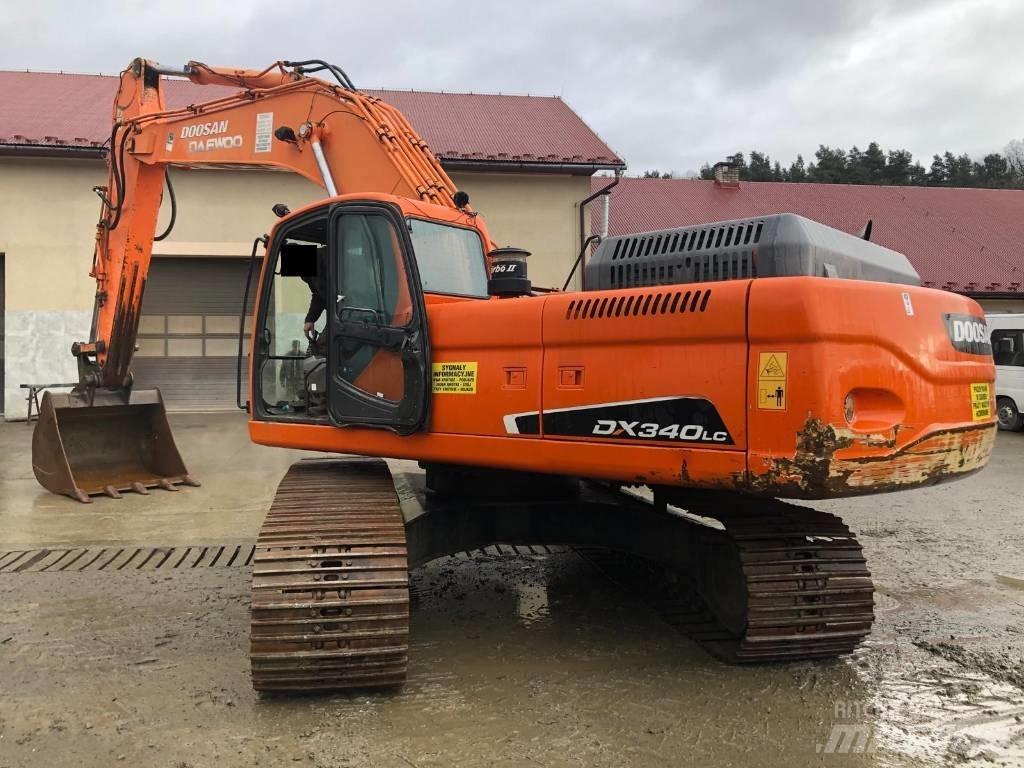 Doosan DX 340 LC حفارات زحافة