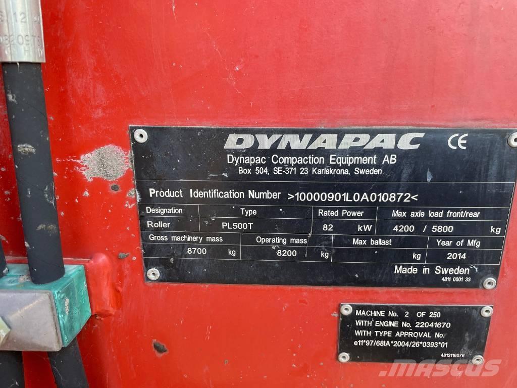 Dynapac PL 500 T ماكينات الكشط البارد للأسفلت