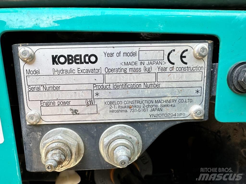 Kobelco SK17SR-3E حفارات صغيرة أقل من 7 طن (حفارات صغيرة)