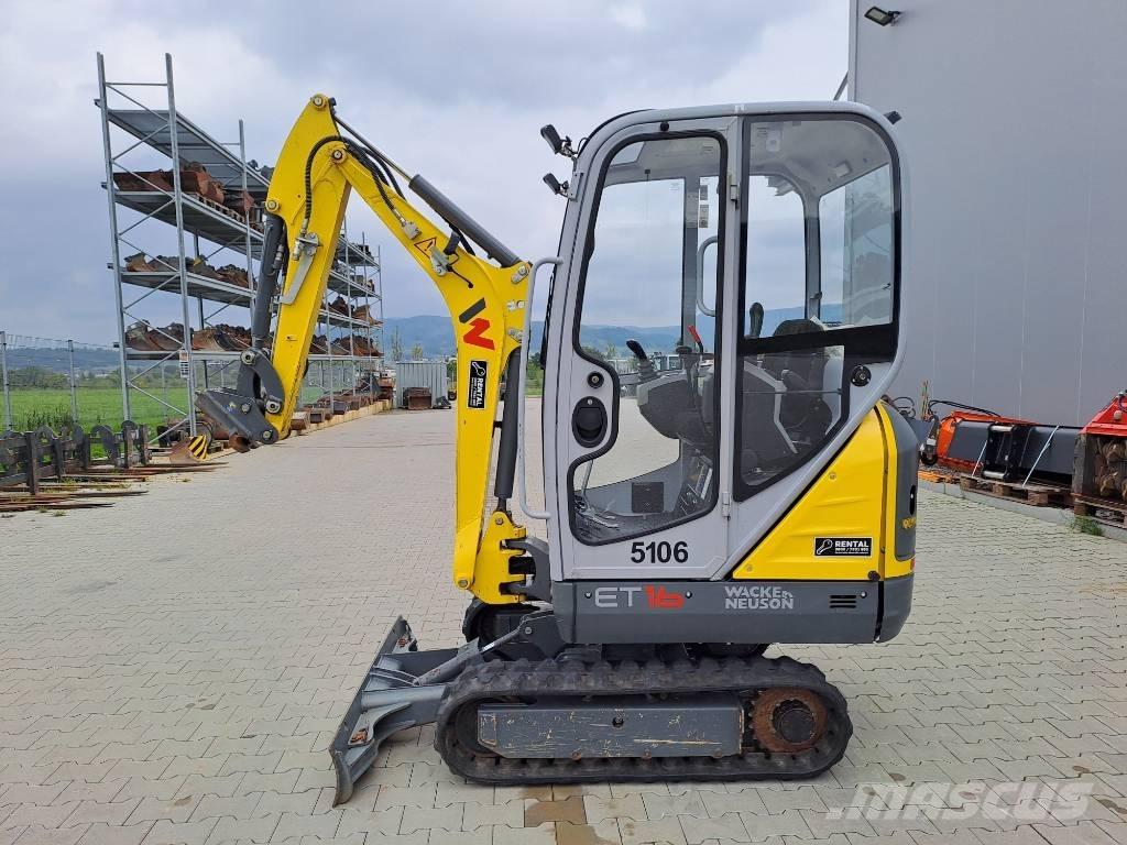 Wacker Neuson ET16 حفارات زحافة