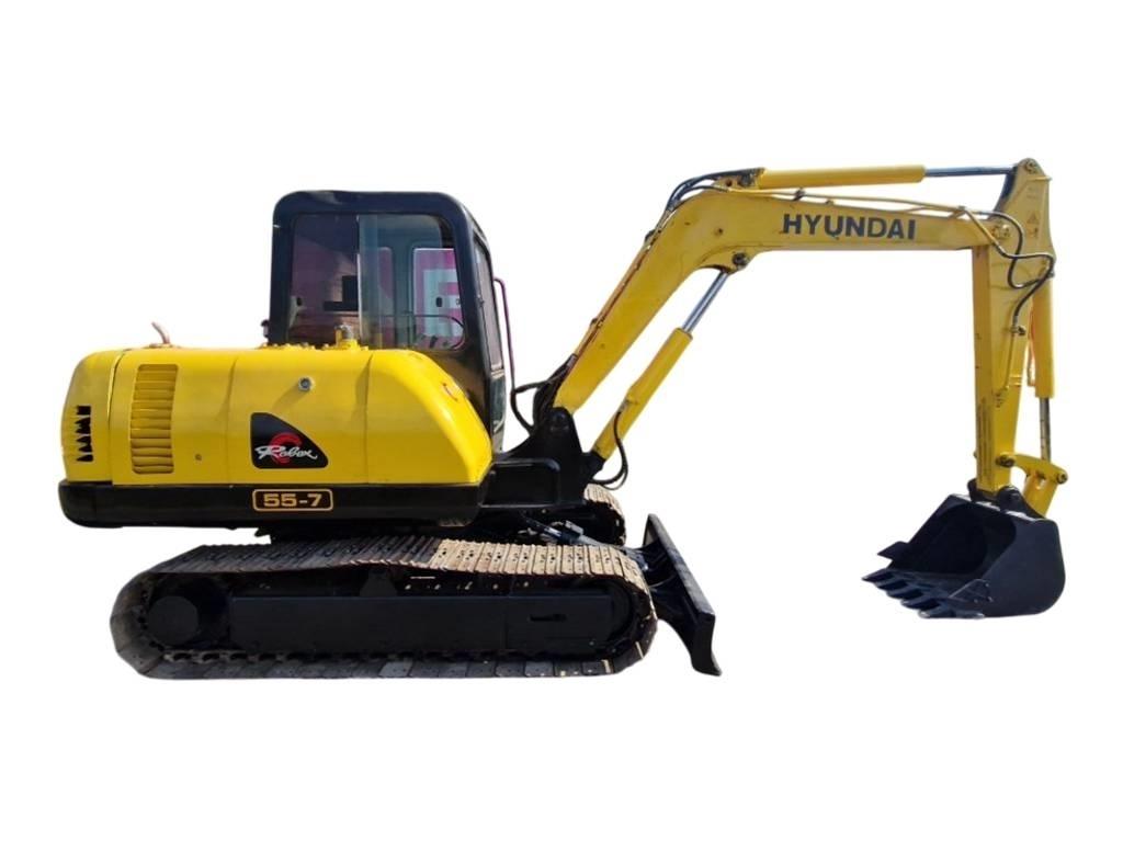Hyundai R 155-7 حفارات صغيرة أقل من 7 طن (حفارات صغيرة)