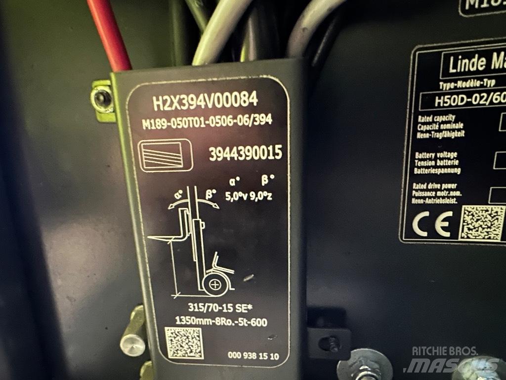 Linde H50D-02 شاحنات الديزل