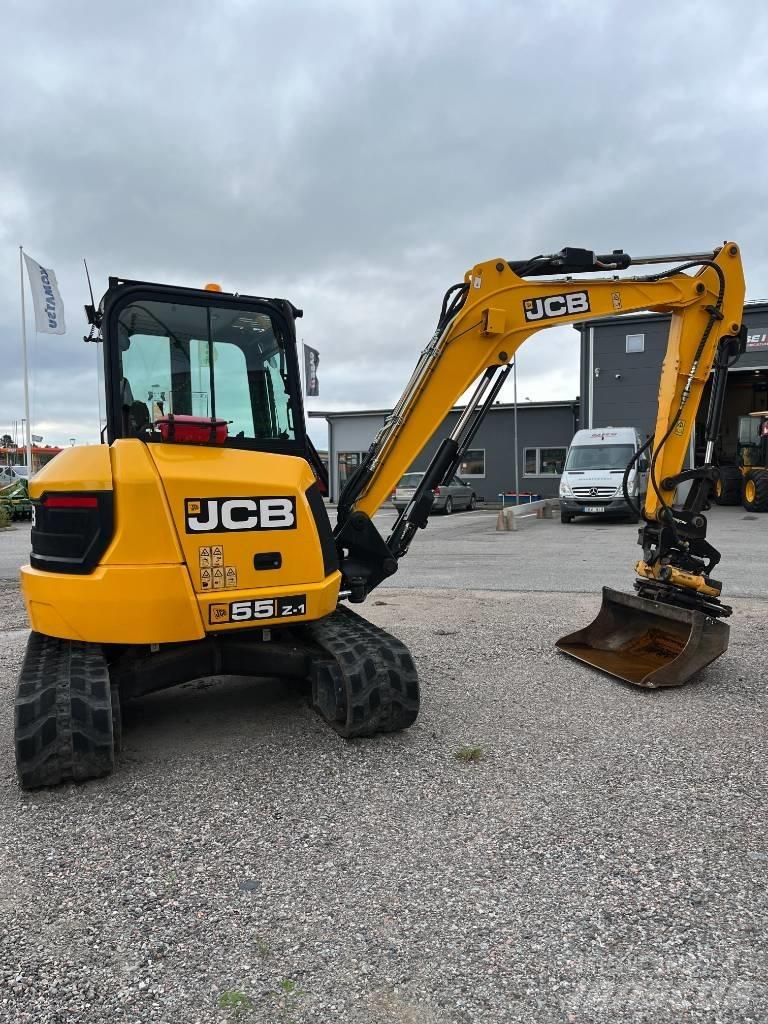JCB 55 Z-1 حفارات صغيرة أقل من 7 طن (حفارات صغيرة)