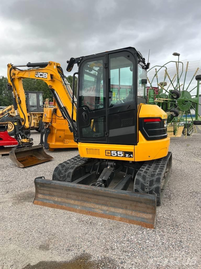 JCB 55 Z-1 حفارات صغيرة أقل من 7 طن (حفارات صغيرة)